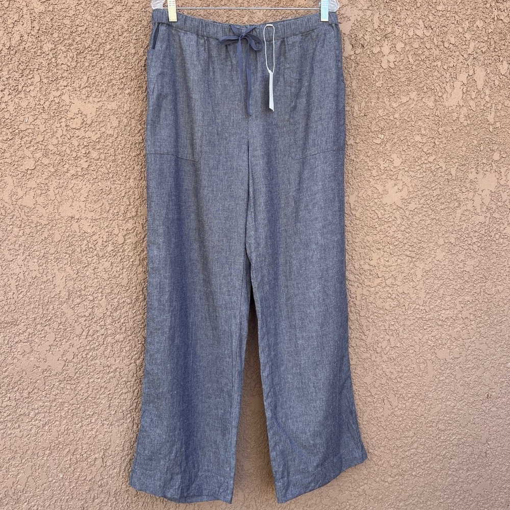Vince Wide Leg Pants in Blue